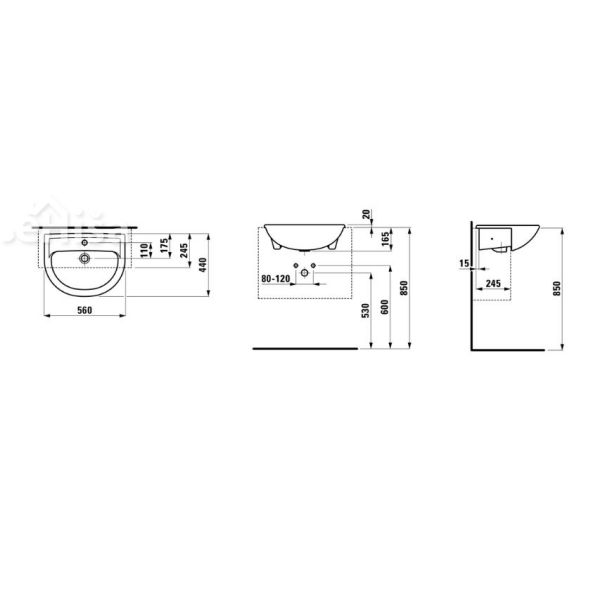 Polnasadni umivalnik PRO LAUFEN 812951
Polnasadni umivalnik PRO LAUFEN 812951
