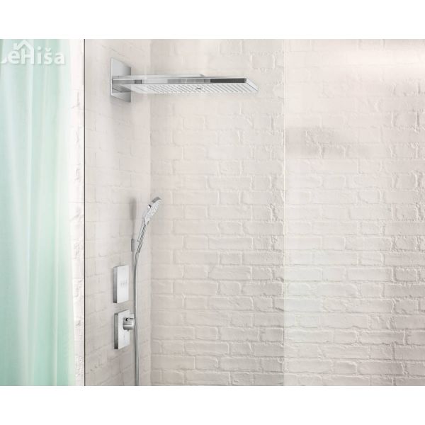 Stenska nadglavna prha Rainmaker Select 580 bela-krom HANSGROHE 24011400
