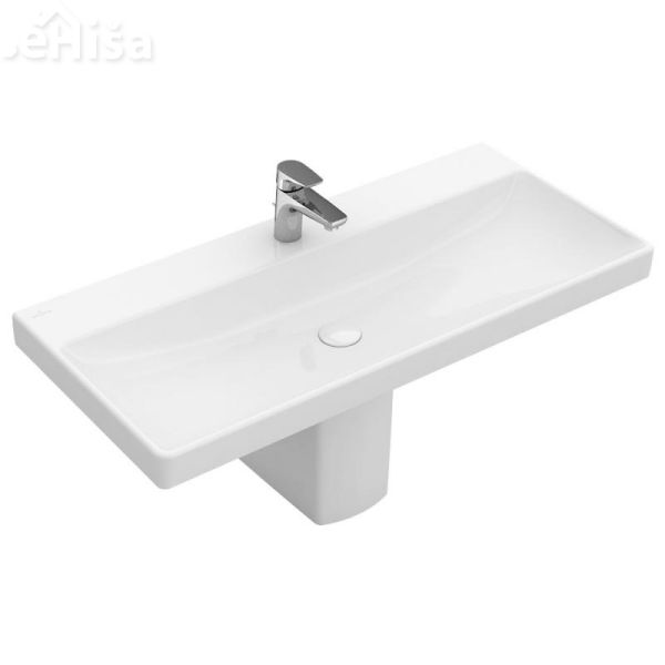 Umivalnik brez preliva AVENTO 80x47 cm white alpin VILLEROY & BOCH
