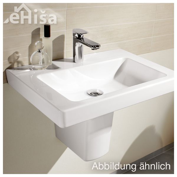 Umivalnik z prelivom 60x47 cm SUBWAY 2.0 VANITY VILLEROY & BOCH
