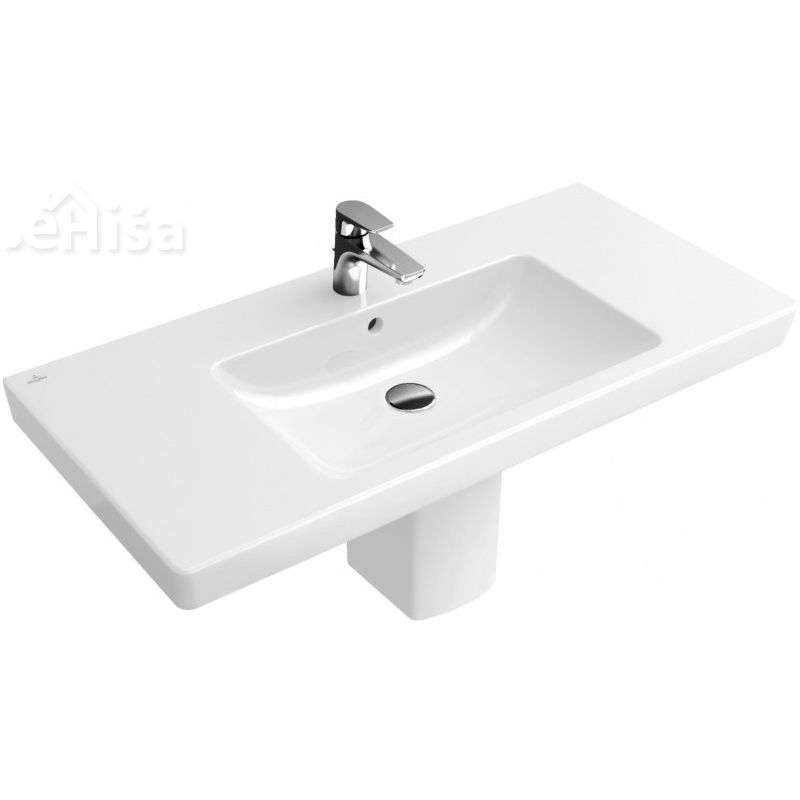 Umivalnik brez preliva SUBWAY 2.0 VANITY 100x47 cm white alpin VILLEROY & BOCH
