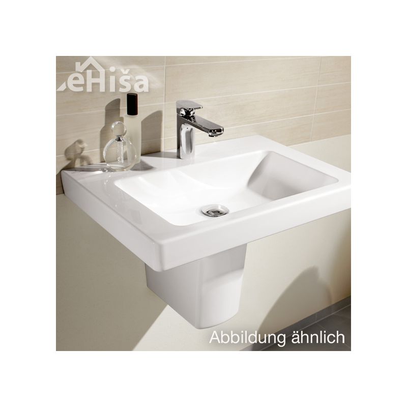 Umivalnik z prelivom 60x47 cm SUBWAY 2.0 VANITY VILLEROY & BOCH
